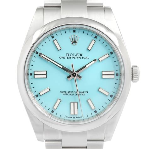 rolex oyster perpetual tiffany blue 31mm|rolex tiffany blue 36mm price.